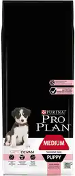 Purina Pro Plan Medium Puppy Sensitive Optiderma, łosoś i ryż 12kg