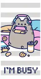 Pusheen Ręcznik I M Busy