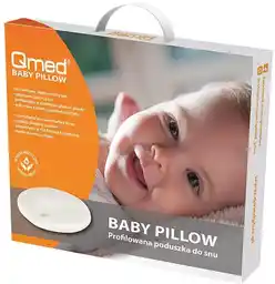 Qmed poduszka dla niemowląt - profilowana - ergonomiczna (baby pillow)