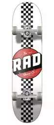 Rad Board Checker Stripe deskorolka 7.75 White