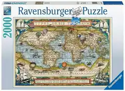 Ravensburger PUZZLE 2000 Dookoła świata