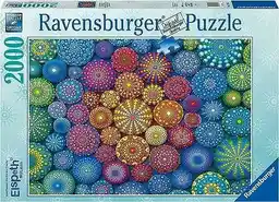 Ravensburger Puzzle 2D 2000 elementów: Tęczowe mandale 17134