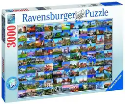 Ravensburger Puzzle 3000el 99 widoków Europy 170807