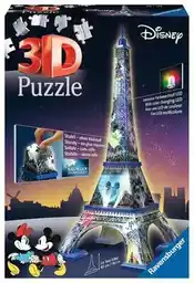 Ravensburger Puzzle 3D Budynki nocą Disney Wieża Eiffla (216 elementów)