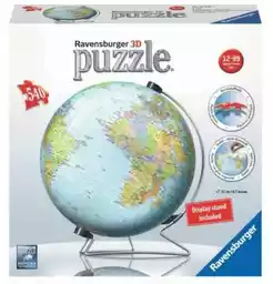Ravensburger Puzzle 3D Kula: Dziecinny Globus 12436 (540 elementów)
