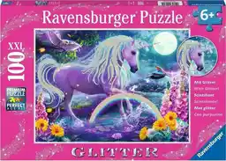 Ravensburger Puzzle Premium Brokatowy Jednorożec (100 elementów)