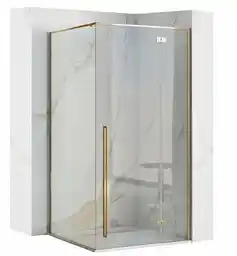 Rea -K4903 Fargo Gold Kabina bez brodzika 900x900x1900, kolor: transparent, kierunek:uniwersalny