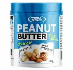 Real Pharm Peanut Butter Masło Orzechowe Crunchy 1000g