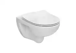 Roca Victoria Rimless miska Wc wisząca z deską wolnoopadającą Slim A34H398000