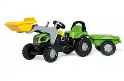 Rolly Toys Jeździk Kid Deutz-Fahr 5115 TB z łyżką i przyczepą