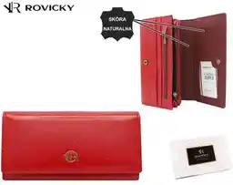 Rovicky Portfel damski RPX-27A-ML RED czerwony