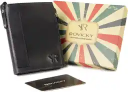 Rovicky Portfel granatowy retro N1226-RHP-5449 NAVY