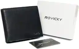 Rovicky Portfel męski czarny N992-PZ-CCR-RFID-BLA