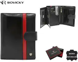 Rovicky Portfel skórzany 22313L-RVTP czarny