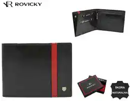 Rovicky Portfel skórzany 22319-RVTP czarny