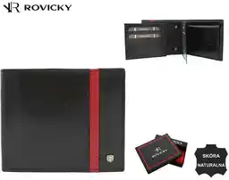 Rovicky Portfel skórzany 22321-RVTP czarny