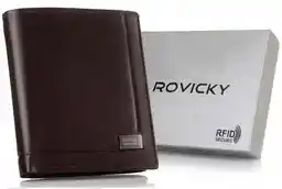 Rovicky Portfel skórzany PC-028-BAR brązowy