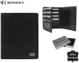 Rovicky Portfel skórzany PC-108-BAR czarny