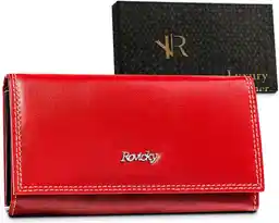 Rovicky Portfel skórzany R-RD-07-GCL Red- czerwony