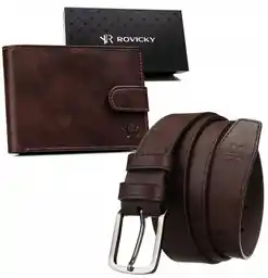 Rovicky Zestaw prezentowy R-N003L-120-PU04 brązowy