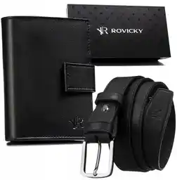 Rovicky Zestaw prezentowy R-N004L-120-PU03 czarny