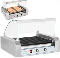 Royal Catering Grill rolkowy - 11 rolek - teflon RCHG-11T