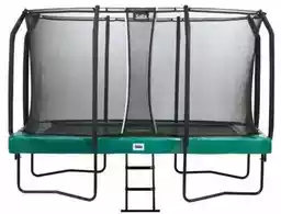 Salta Trampolina prostokątna First Class 366x214cm zielona 5375G