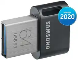 Samsung Pendrive USB 3.1 Flash Drive Fit Plus 64 GB, szary