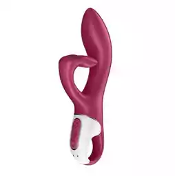 Satisfyer embrace me (berry) - Wibrator króliczek, Różowy