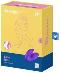 Satisfyer Love Riot Purple - Wibrator na palec, Fioletowy