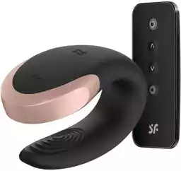 Satisfyer Masażer Double Love Connect App Black