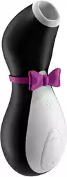 Satisfyer Penguin - zasilany bateryjnie, wodoodporny stymulator łechtaczki (czarno-biały)