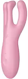 Satisfyer Threesome 4 - inteligentny wibrator łechtaczkowy z możliwością ładowania (różowy)