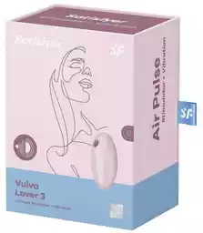 Satisfyer Vulva Lover 3 - ładowalny, powietrzny stymulator łechtaczki (różowy)