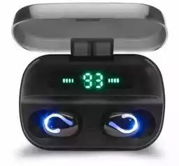 Savio TWS-06 Dokanałowe Bluetooth 5.0 Czarny Słuchawki bezprzewodowe