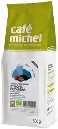 Scop Cafe Michel Kawa ziarnista BEZKOFEINOWA arabica 100 procent ETIOPIA FAIR TRADE BIO 500 g Cafe Michel