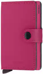 Secrid Portfel kieszonkowy RFID Miniwallet Yard Powder fuchsia