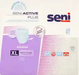 SENI ACTIVE PLUS XL 10szt Elastyczne majtki chłonne