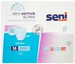 SENI ACTIVE SUPER M 10szt Elastyczne majtki chłonne