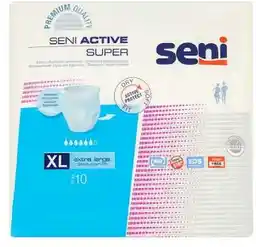 SENI ACTIVE SUPER XL 10szt Elastyczne majtki chłonne