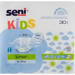 SENI KIDS Junior 12-25kg 30szt pieluchomajtki dla dzieci