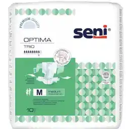 SENI OPTIMA TRIO MEDIUM pieluchomajtki z pasem biodrowym 10szt