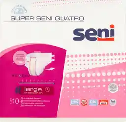 Seni Super Quatro Large pieluchomajtki dla dorosłych 10szt