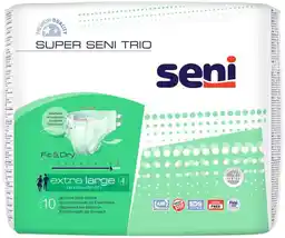 Seni Super Trio pieluchomajtki dla dorosłych Extra Large XL 10szt