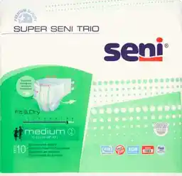 Seni Super Trio pieluchomajtki dla dorosłych Medium M 10szt