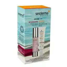 SESDERMA Zestaw Resveraderm żel-krem 50ml + krem koloryzujący spf50 50ml