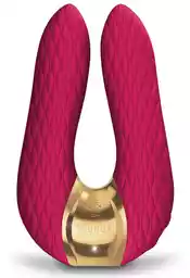 Shunga Aiko Intimate Massager Raspberry - Wibrator łechtaczkowy, Czerwony