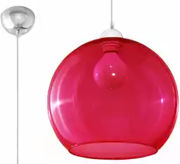 Sollux Lampa wisząca BALL Czerwona SL.0253