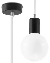 Sollux Lampa Wisząca EDISON Biała SL.0150