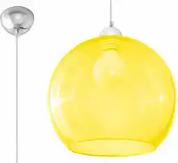 Sollux Lampa wisząca nowoczesna BALL żółta SL.0252